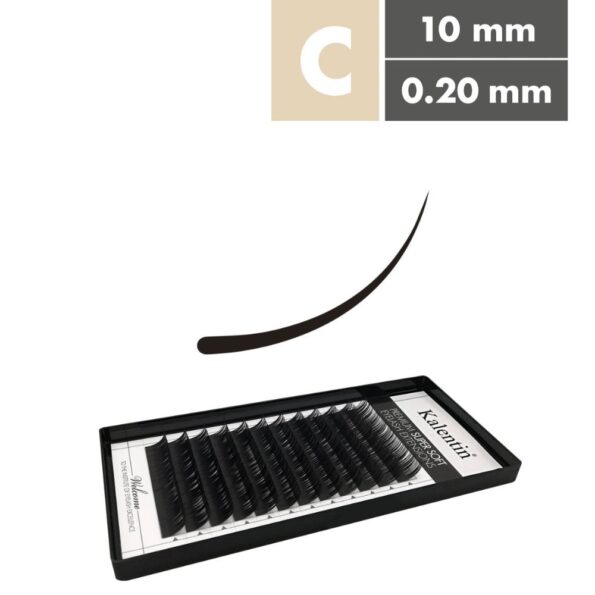 Kalentin Extensiones De Pestañas Clásicas Curva C 0,20 10mm
